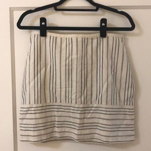 Madewell stripper mini skirt